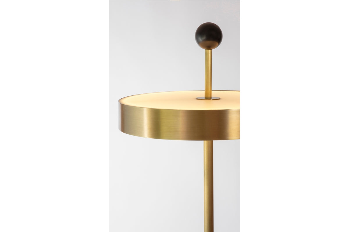 Disc and Ball Floor Lamp