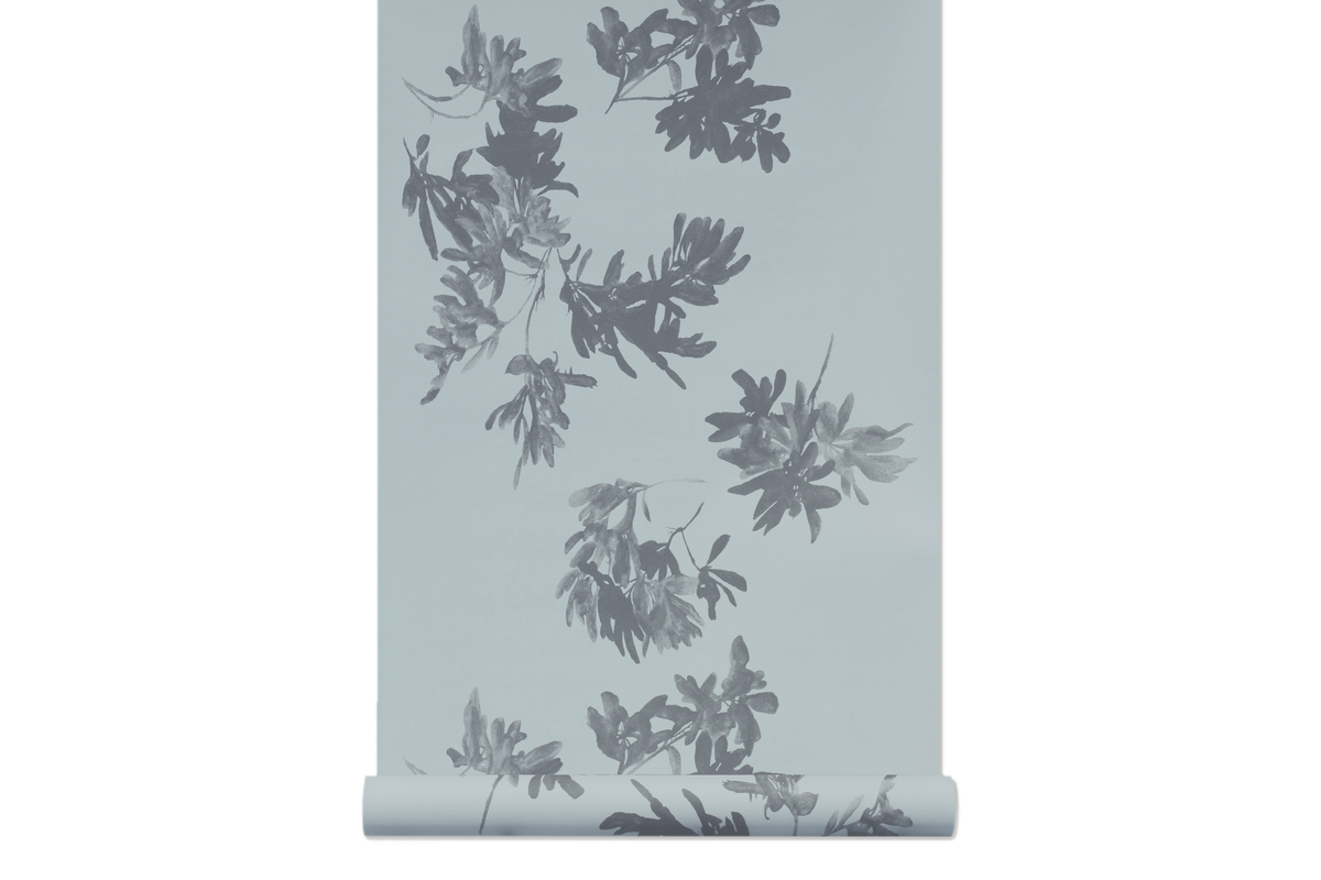 Pittosporum in Sage - Wallcovering