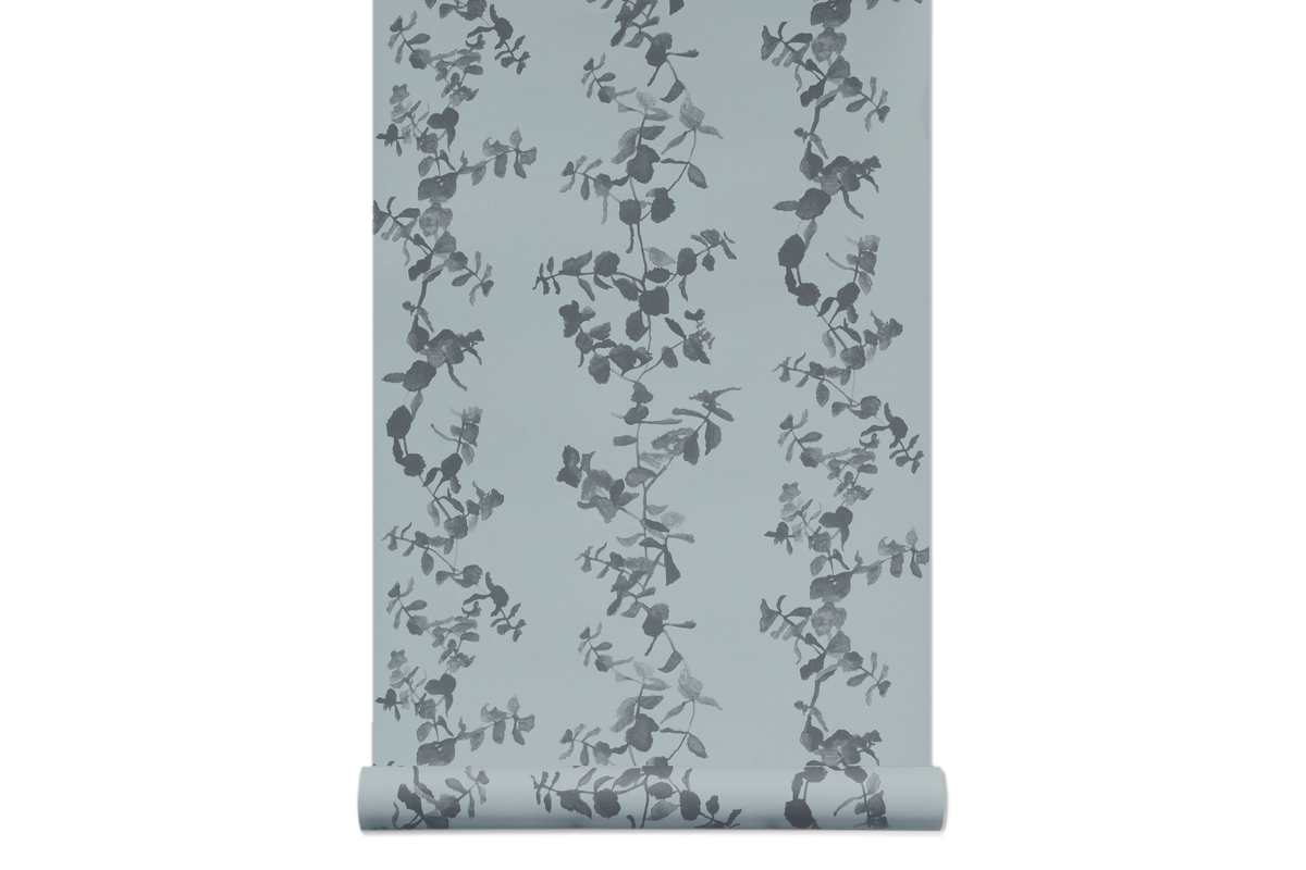 Succulents in Sage - Wallcovering