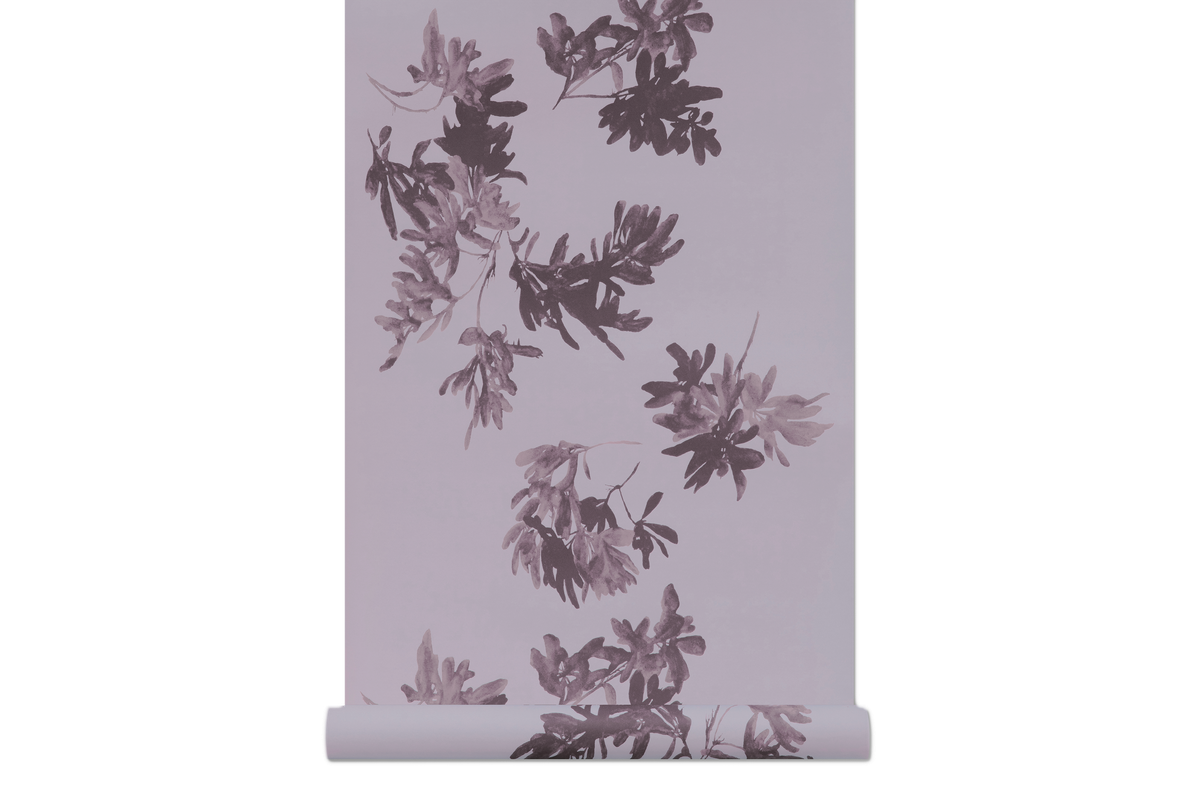 Pittosporum in Lavender - Wallcovering