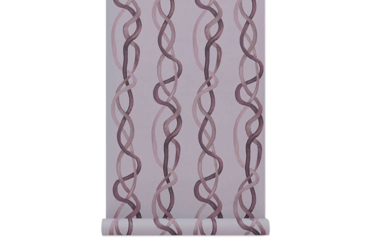 Vines in Lavender - Wallcovering