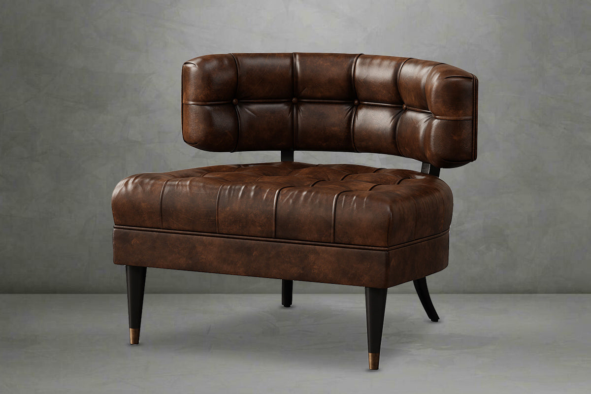 Theo Arm Chair (Deep-Tufted)