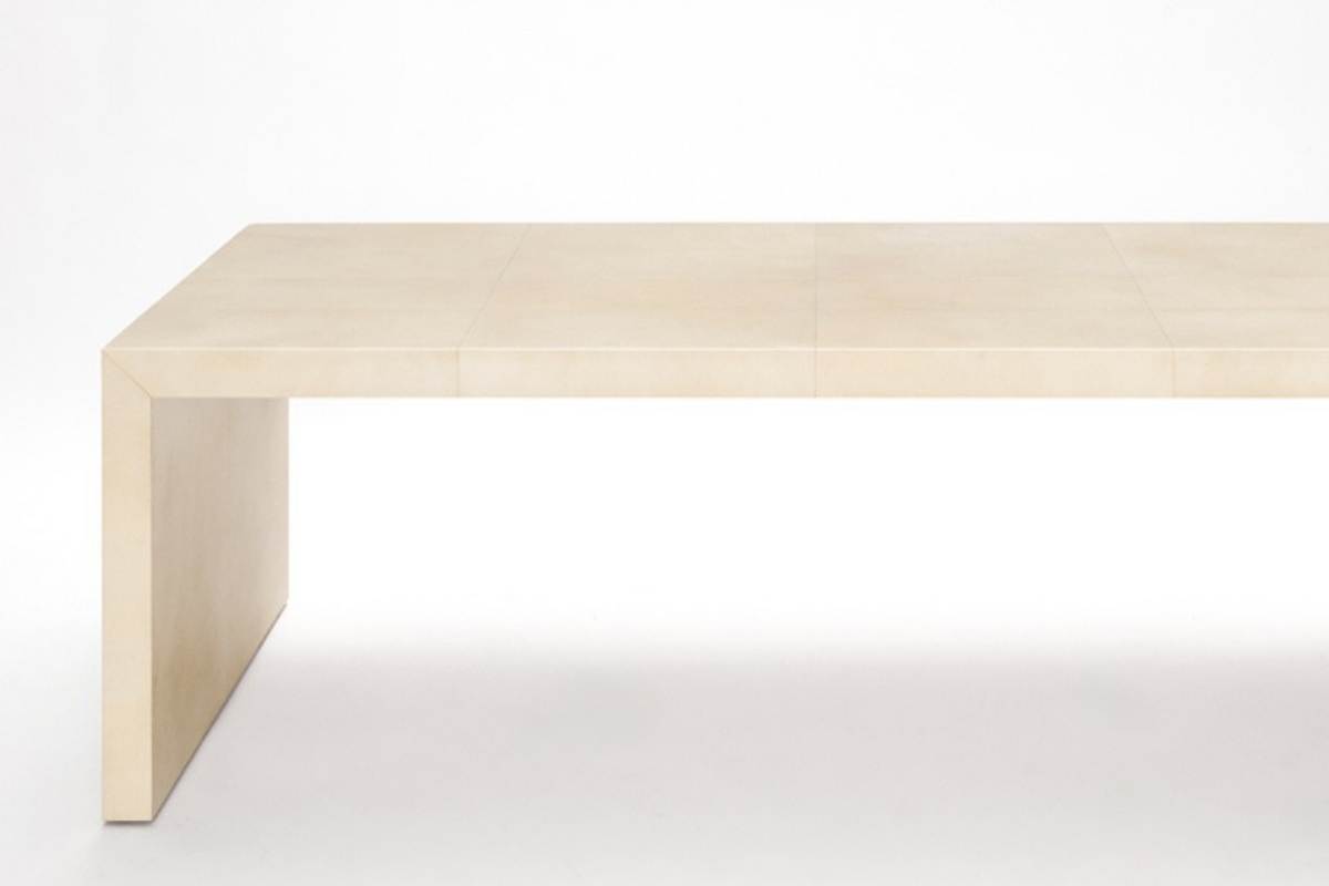 Antiqued Parchment Coffee Table
