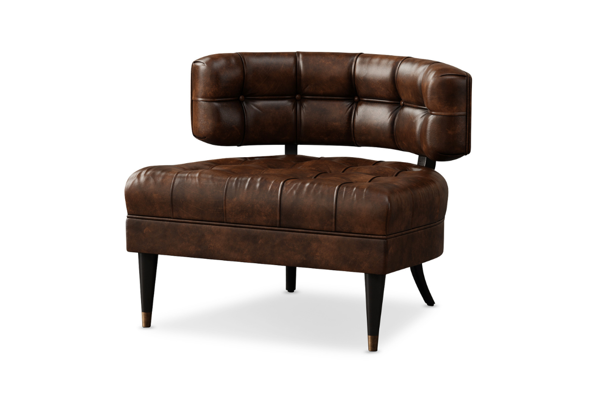 Theo Arm Chair (Deep-Tufted)