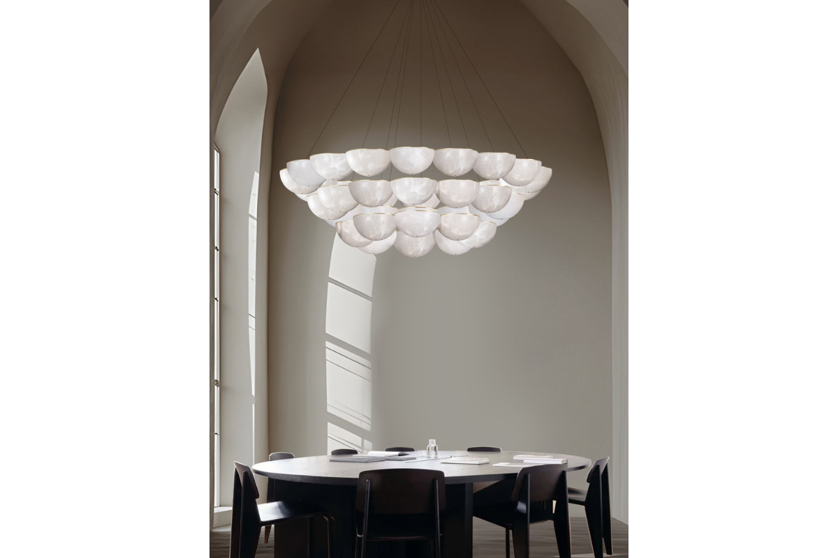 Hemisphere Three Tier Chandelier