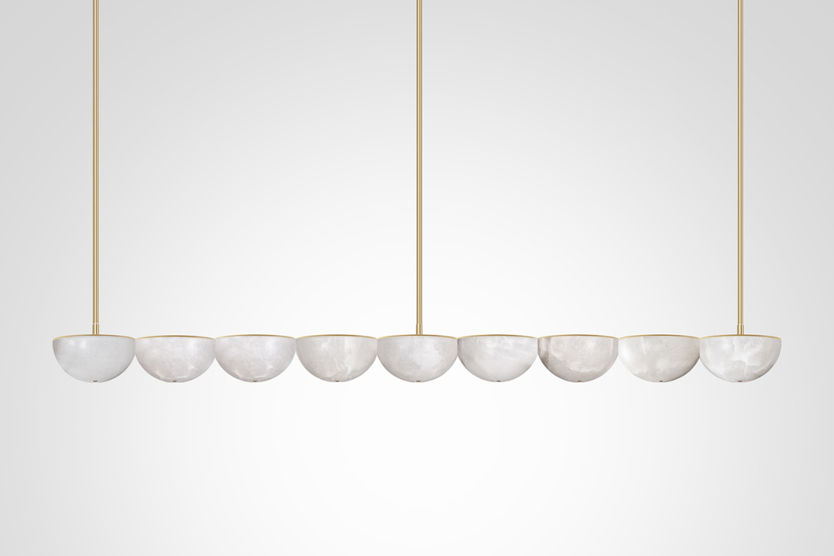 Hemisphere Linear Chandelier
