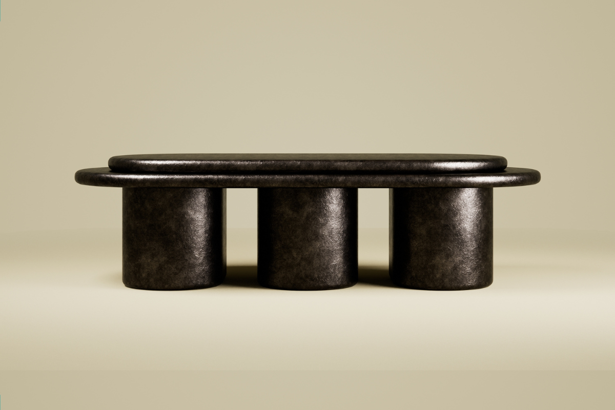 Element Coffee Table (Three Leg - Bronze)