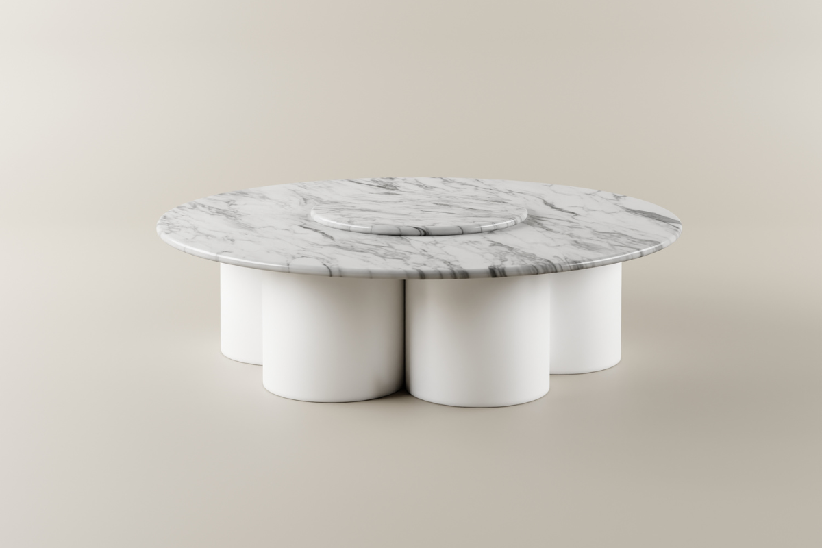 Mira Coffee Table (Marble)