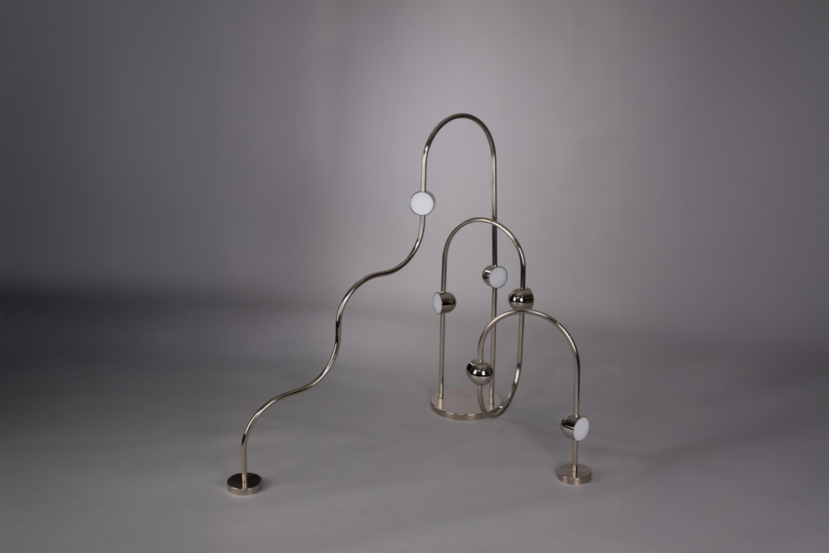 Dia Curved Floor Lamp