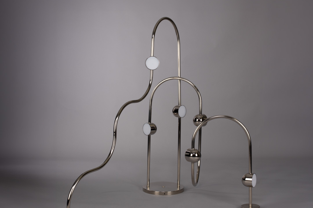 Dia Curved Floor Lamp