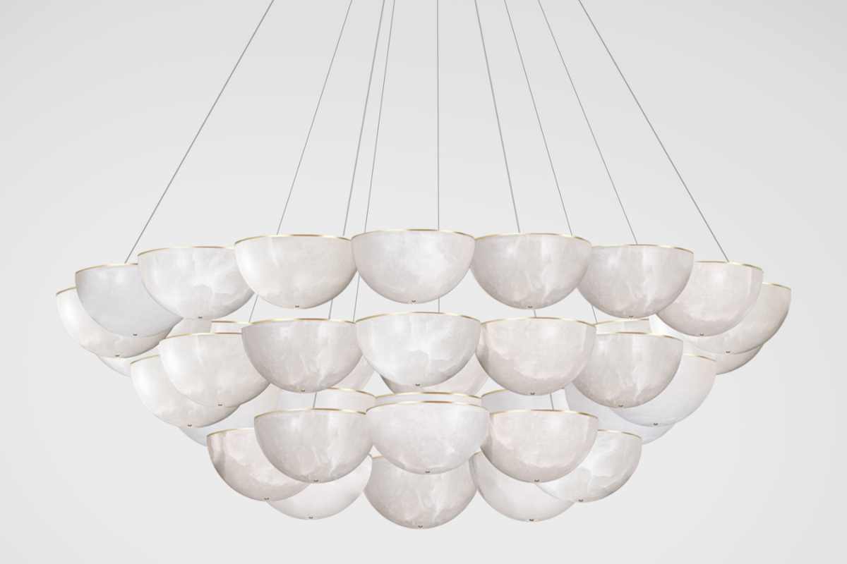 Hemisphere Three Tier Chandelier