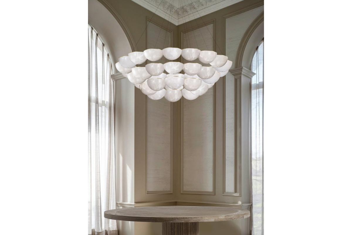 Hemisphere Three Tier Chandelier