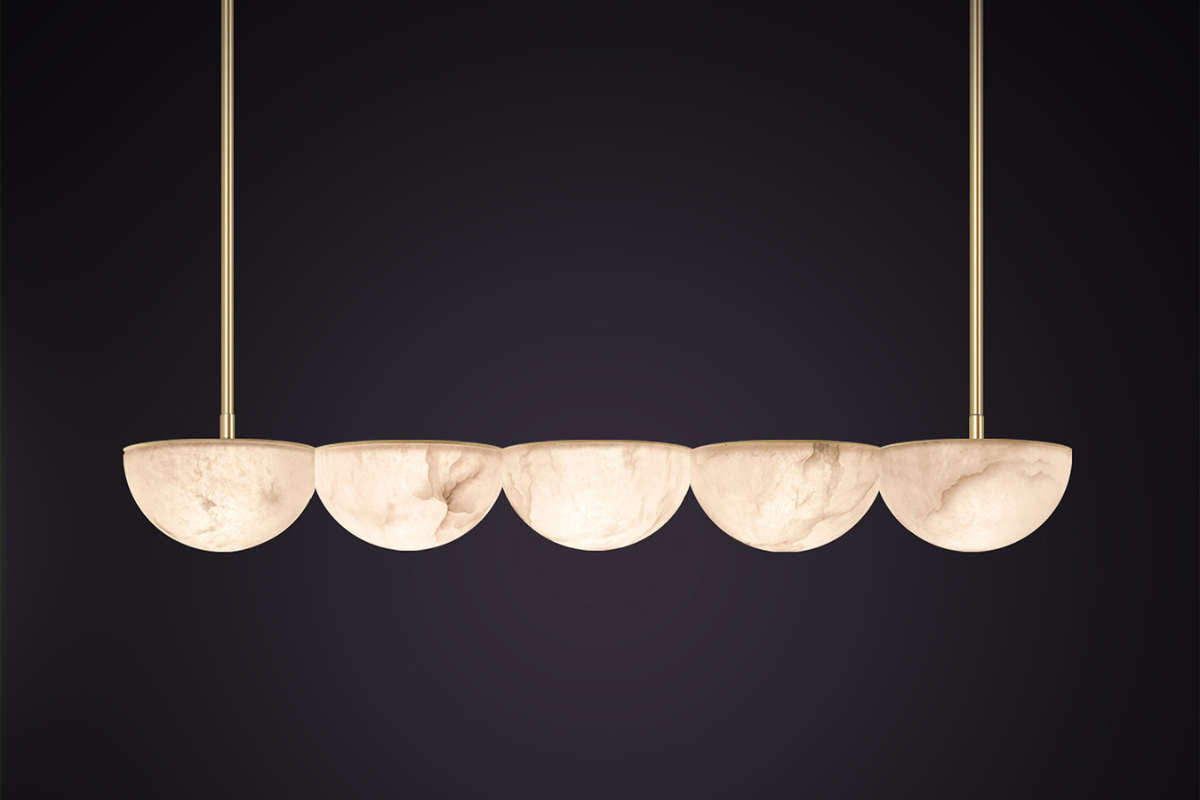 Hemisphere Linear Chandelier