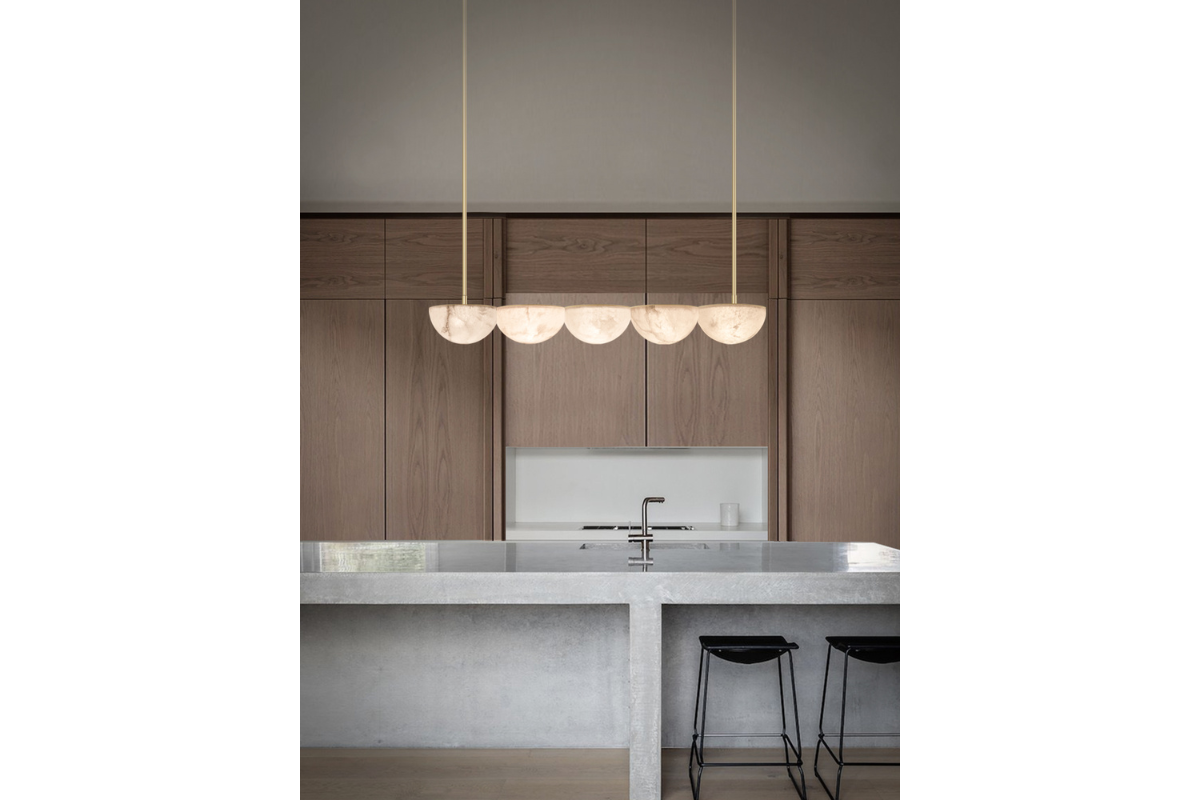 Hemisphere Linear Chandelier