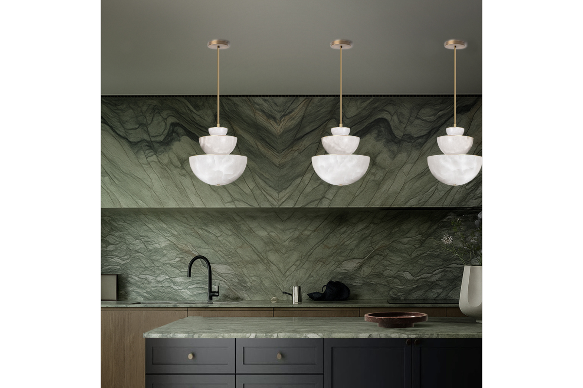 Hemisphere Three Tier Pendant