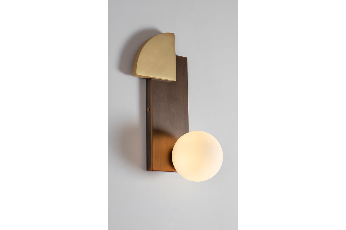 Quadrant and Sphere Wall Sconce