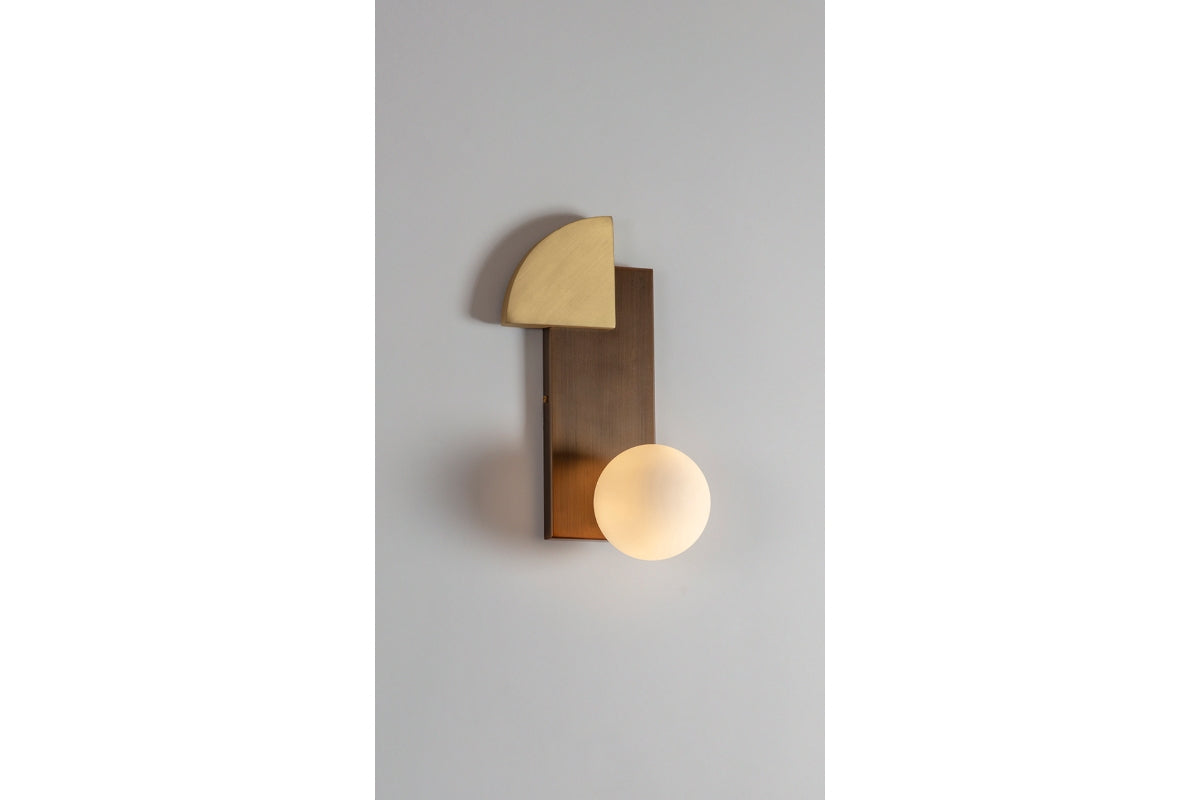 Quadrant and Sphere Wall Sconce